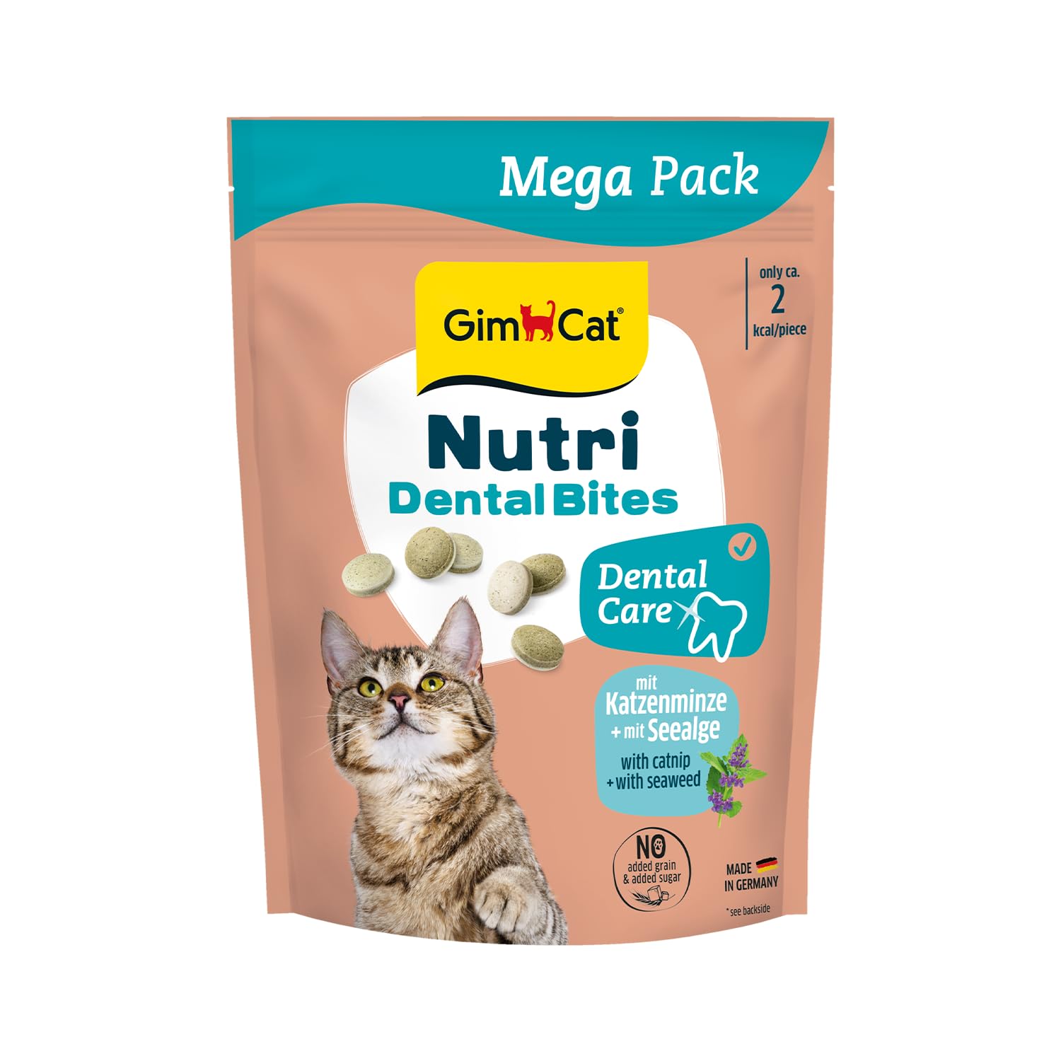 gimcat-nutri-dental-bouch-es-herbe-chat-pour-hygi-ne-dentaire-425-g image 1