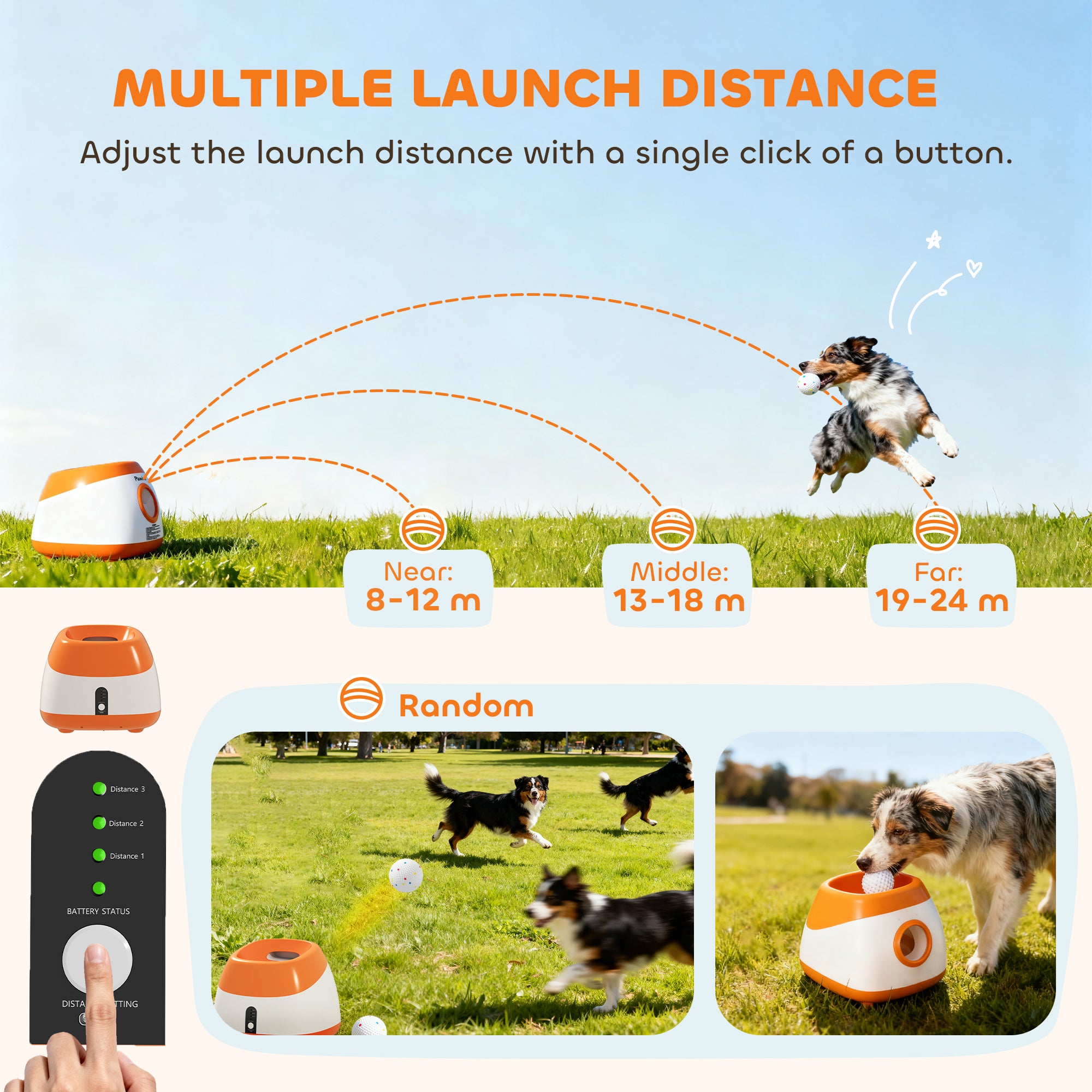 pawhut-lanceur-de-balles-automatique-pour-chien-8-24-m-rechargeable-t-l-commande image 7