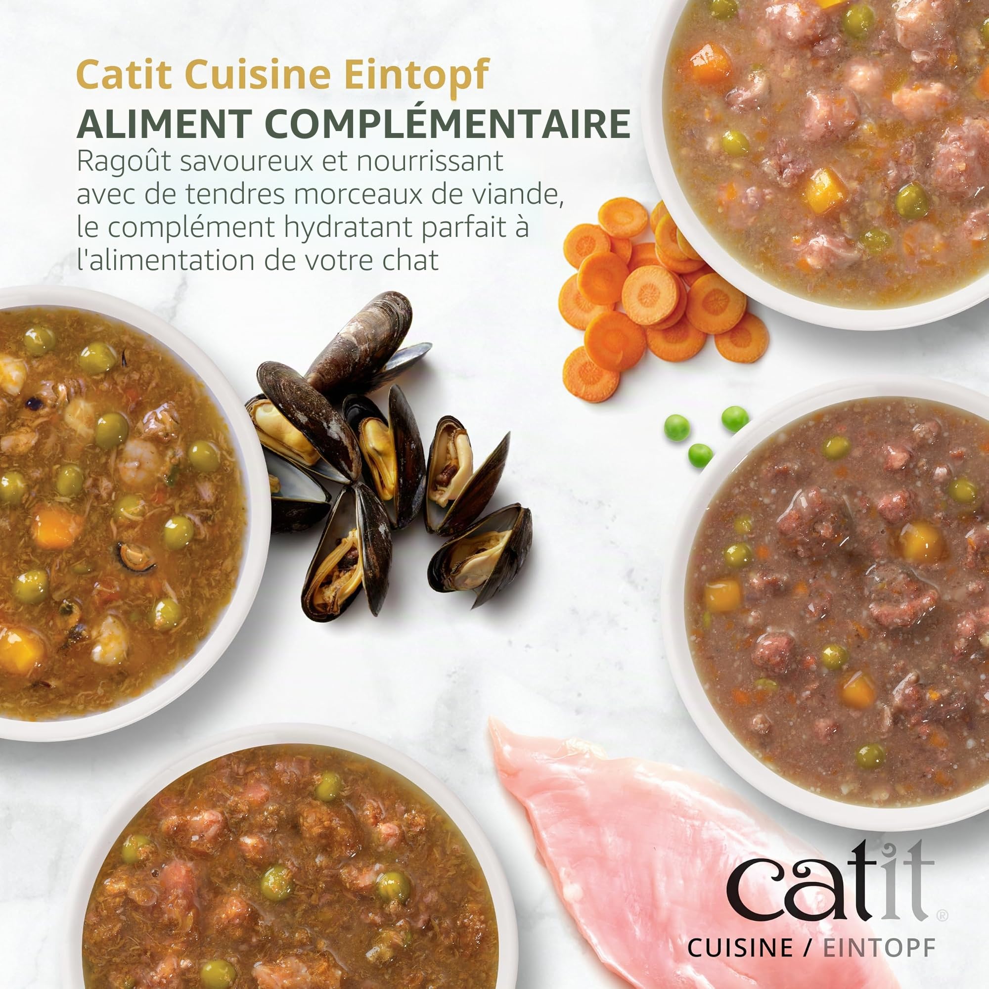 catit-cuisine-rago-t-poulet-et-thon-p-t-e-compl-mentaire-pour-chat-sans-c-r-ales image 2
