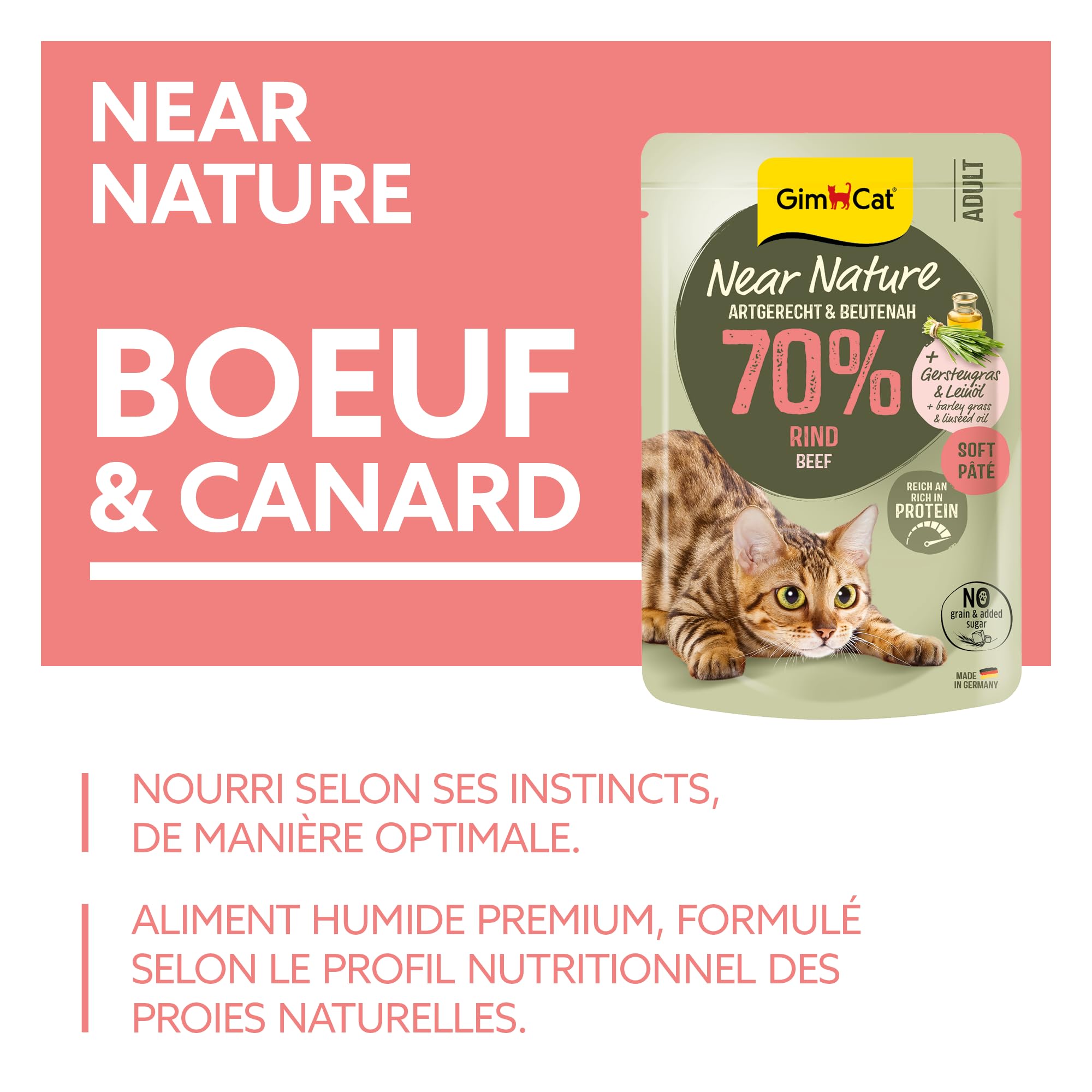 gimcat-near-nature-b-uf-nourriture-humide-sans-c-r-ales-pour-chat-d-s-7-mois-16- image 2