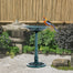 pawhut-bain-d-oiseaux-ext-rieur-en-r-sine-71-cm-motif-fleur-de-lys-patine-ancien image 3