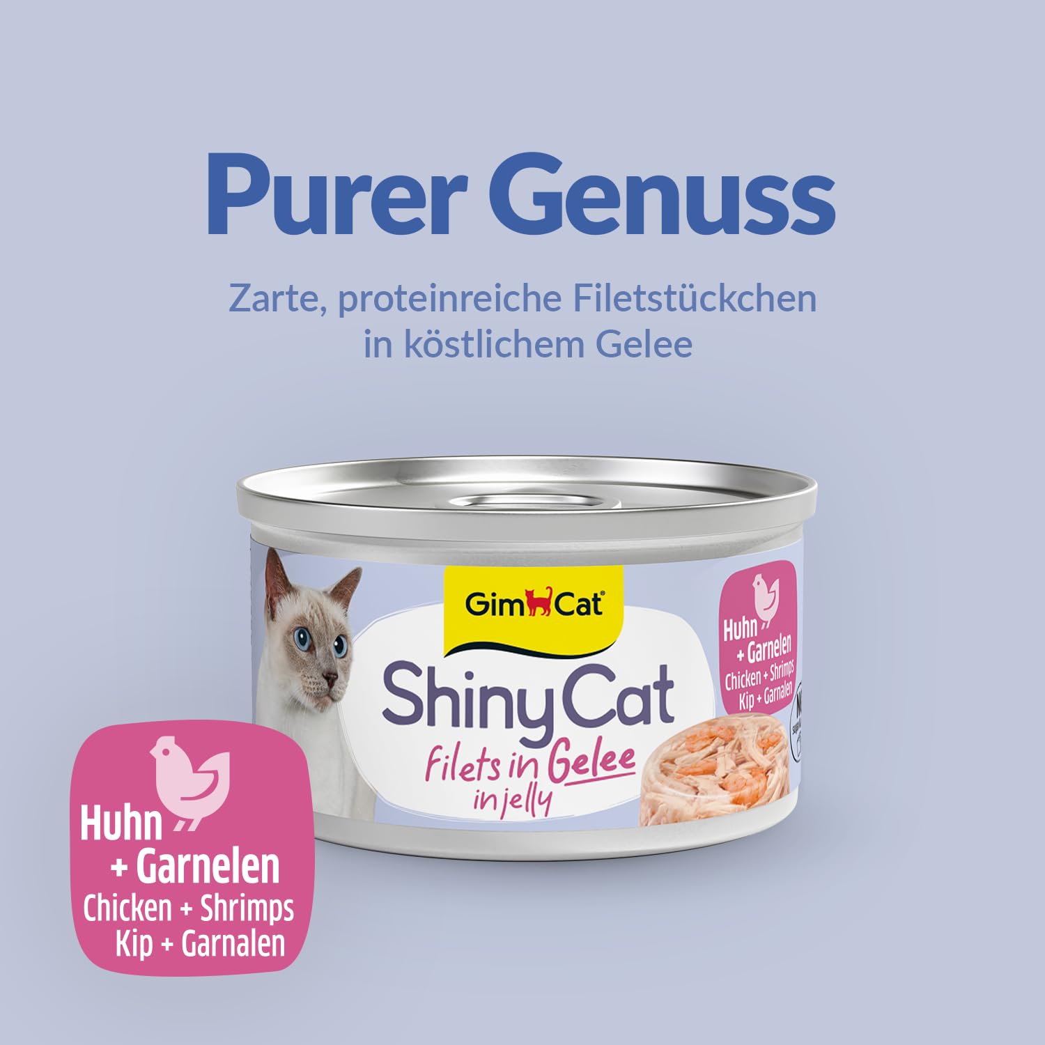 gimcat-shinycat-filet-poulet-aux-crevettes-nourriture-humide-48-x-70g image 3
