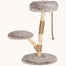 pawhut-arbre-chat-89-cm-poteaux-bois-et-jute-avec-lit-et-jouet-marron image 2