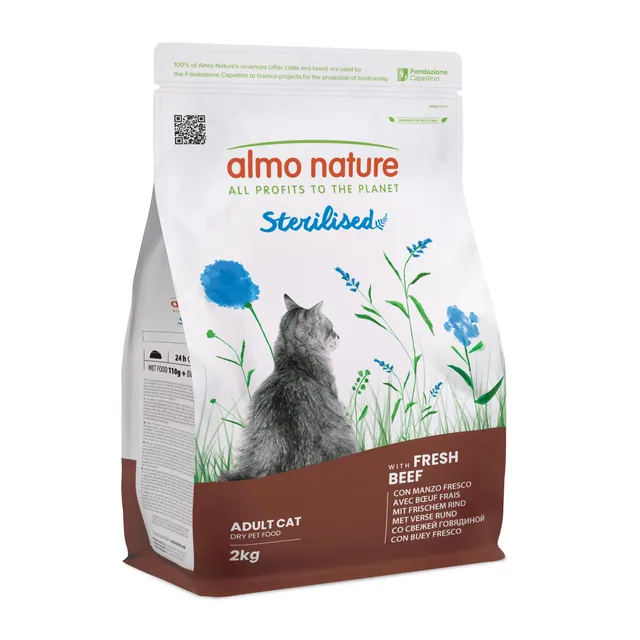 almo-nature-sterilised-croquettes-chat-st-rilis-b-uf-frais-2-kg image 1