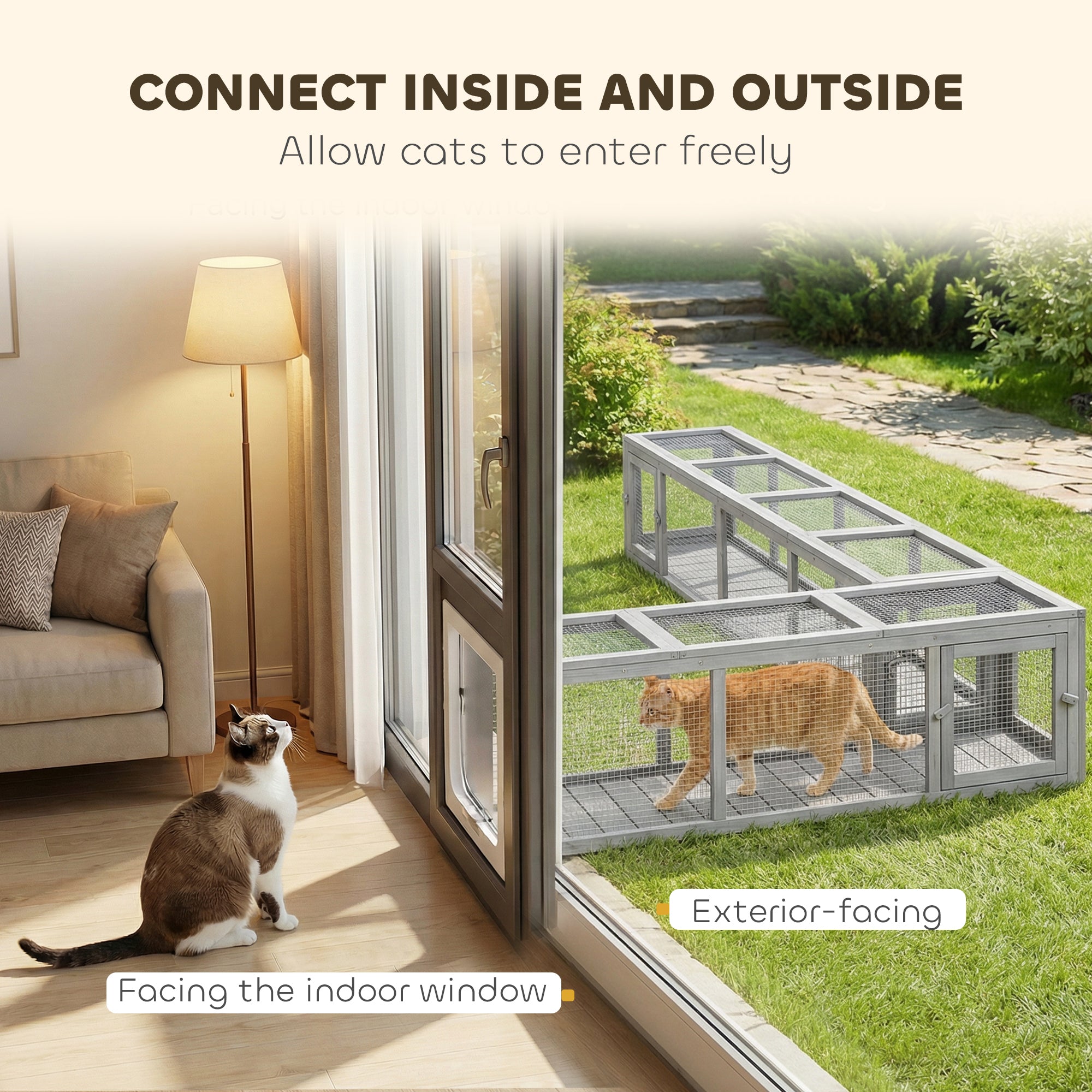 pawhut-tunnel-d-ext-rieur-pour-chat-en-bois-200-cm-79-gris-fonc image 6
