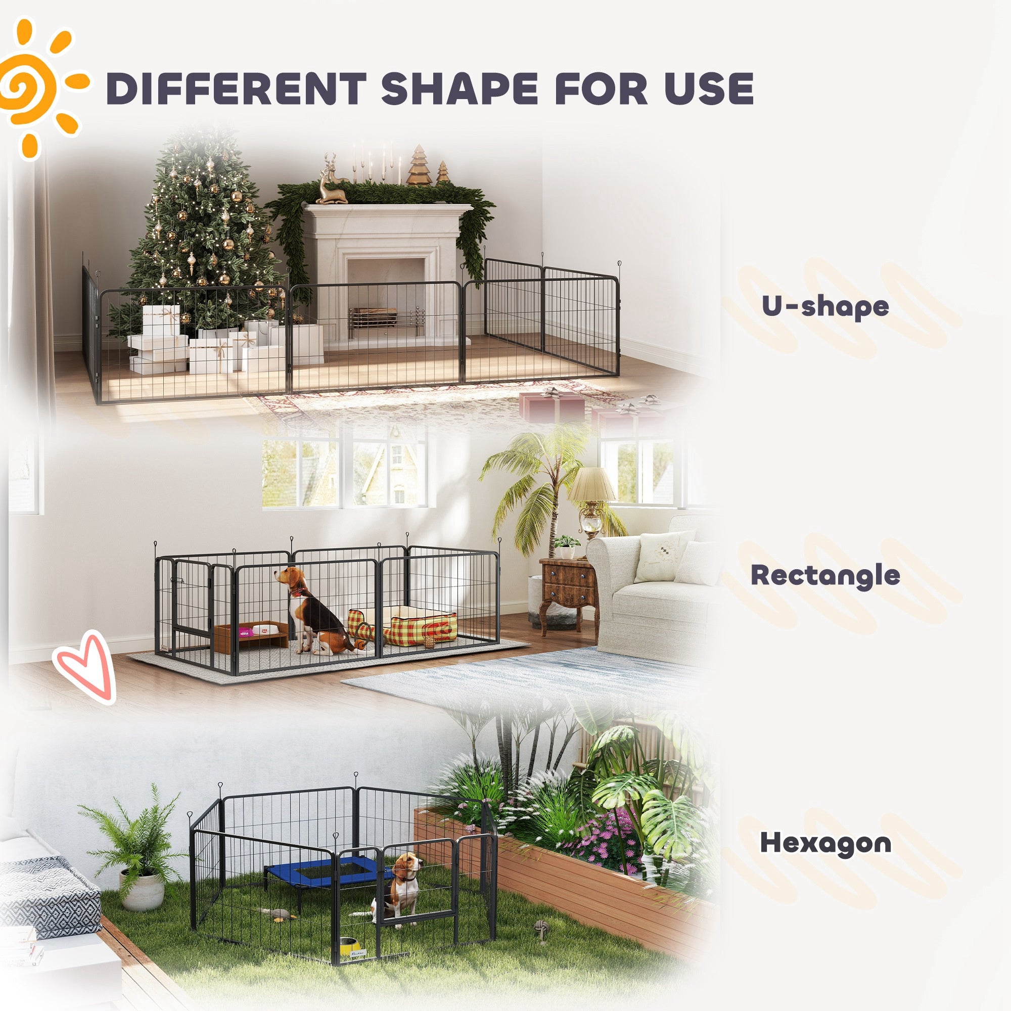 pawhut-caisse-de-mise-bas-modulable-avec-housse-et-tapis-pour-chien image 7