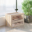 pawhut-cage-hamster-classique-naturelle-avec-porte-avant-23-5-x-13-75-x-16-5 image 2