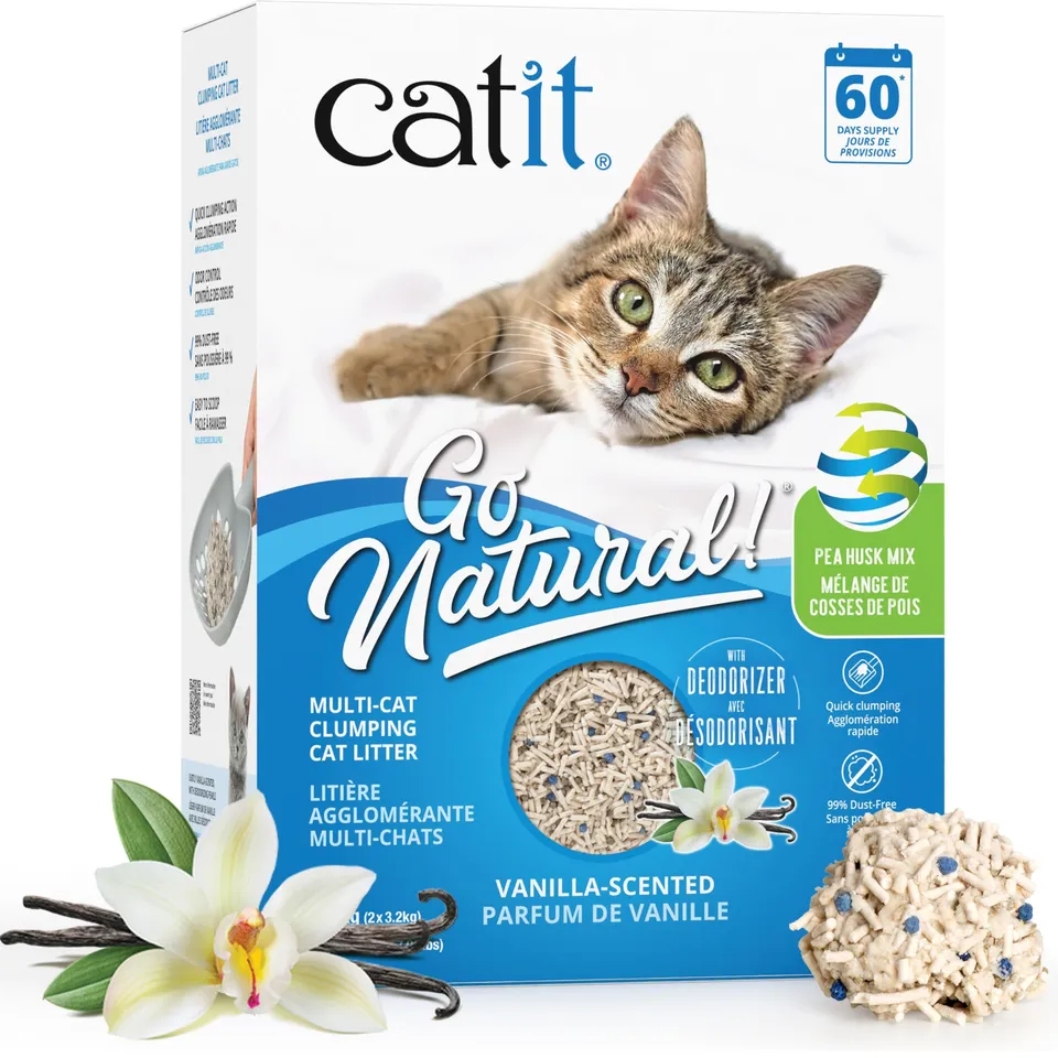 catit-go-natural-liti-re-agglom-rante-multi-chats-vanille image 1