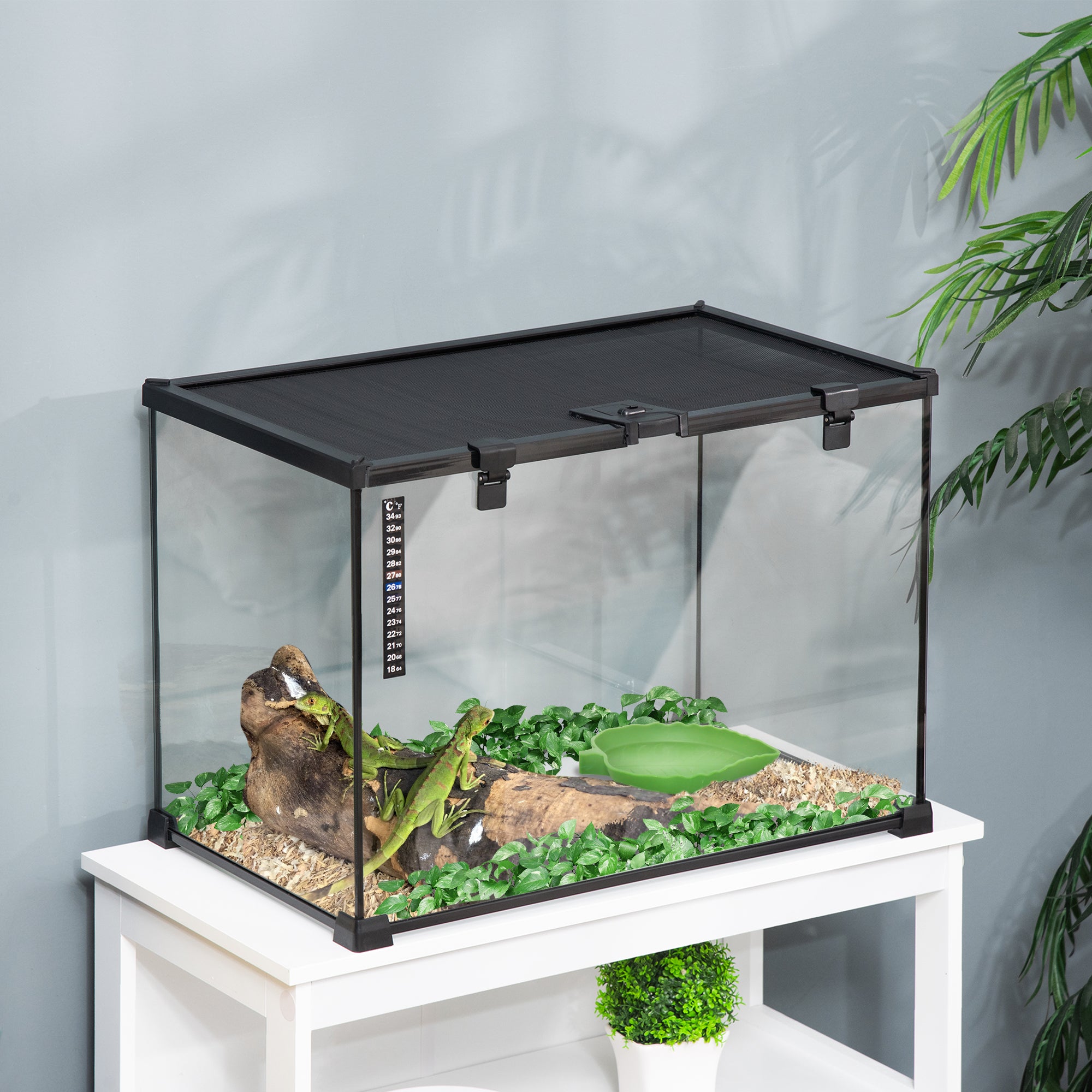 pawhut-terrarium-reptile-360-anti-vasion-ventil-50-x-30-x-35-cm image 4