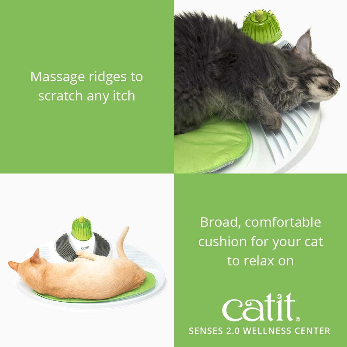 catit-senses-station-de-massage-pour-chat-verte image 4