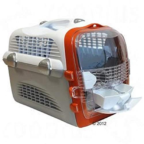 catit-pet-cabrio-caisse-de-transport-pour-chat-et-petit-chien-orange image 3