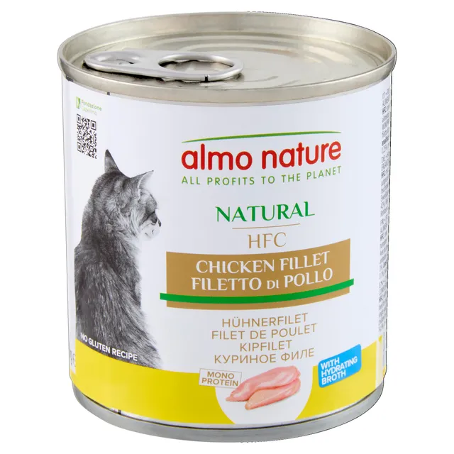 almo-nature-hfc-natural-filet-de-poulet-p-t-e-pour-chat-adulte-12-x-280-g image 1