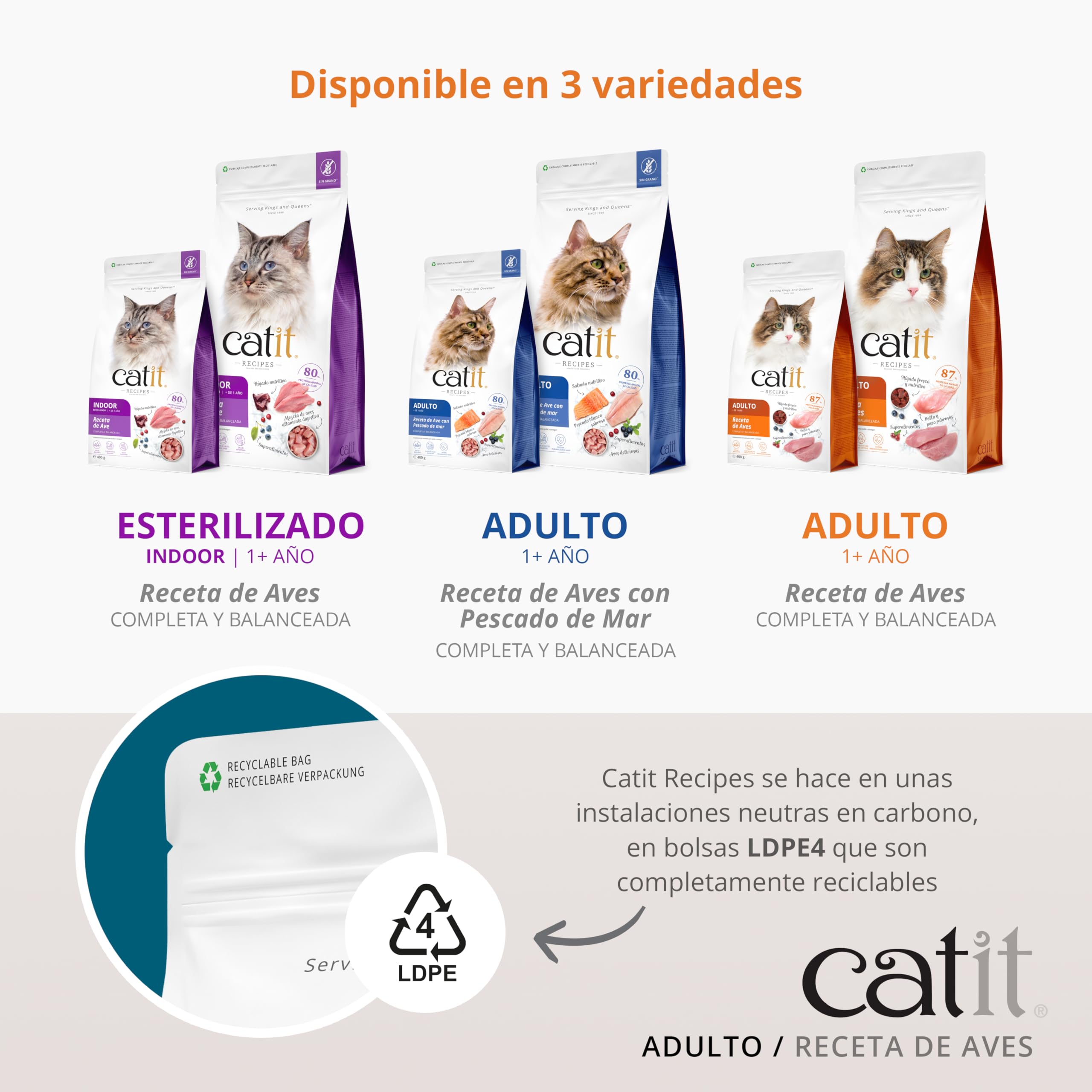 catit-recipes-adulte-oiseaux-croquettes-pour-chat-400g image 6